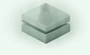 Sage-green stacked layers icon representing building