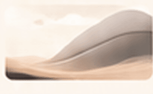 Peach wave-dune icon representing creating